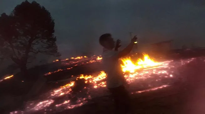 37 Houses, Community Dere gutted in Tadin village of West Siang
