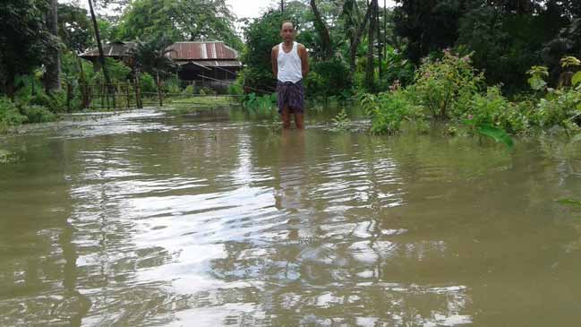 Namsai- Nanam Khamiyang Village inundated