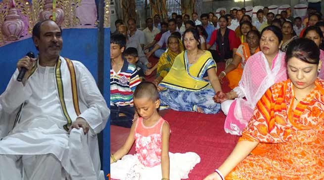 Discourse and meditation on bihangam yoga concludes