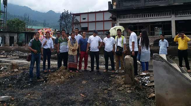 DUA contributes relief to fire victim at Daporijo