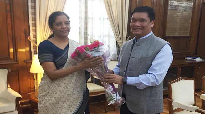 Khandu request Nirmala Sitharaman for establishment of Sainik Schools in Arunachal