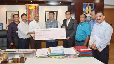NEEPCO Contributes 50 Lakhs to CM's Relief Fund