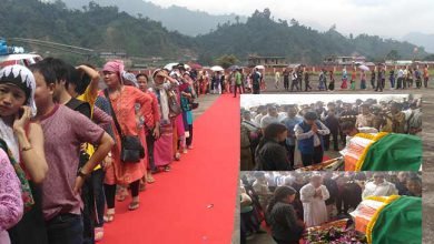 Hundred pay tribute to late Jomde Kena at Naharlagun Helipad, Condolence poured in
