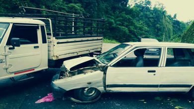 Three vehicle damaged in accident in NH-415, 3 injured