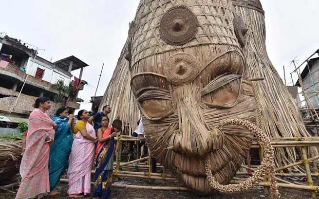 Guwahati: World's tallest Durga idol ready to enter Guinness Book World Records