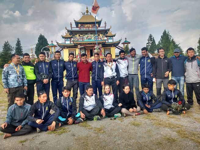 The team of 35 cyclist of MTB today flagged off by ADC Kalaktang Hage Lailang in presence of large gathering at around 8.30 morning.