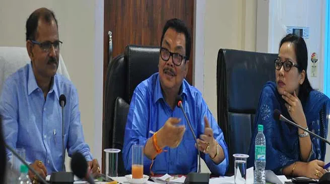 Namsai; Chowna Mein reviews flagship programmes under "Sankalp se Siddhi Tak"