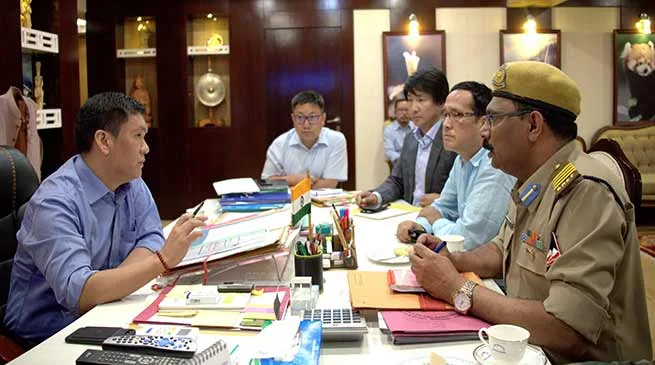 Khandu expresses concern over delay in completion of BCT Road