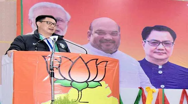 Govt of India never declared to give citizenship to Chakma,Hajong- Kiren Rijiju