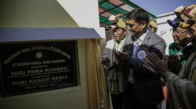 Khandu inaugurates Indigenous Tribal Research & Studies Centre
