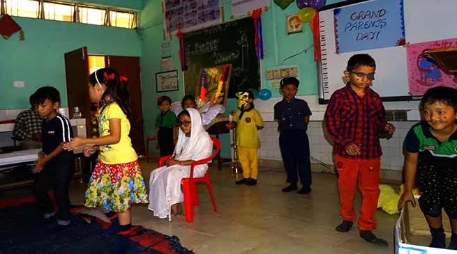 Kendriya Vidyalaya Celebrates Grand parents day