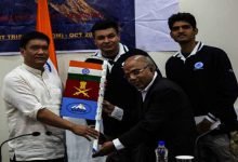 Pema Khandu flagged-in Mt Trishul Expedition Team