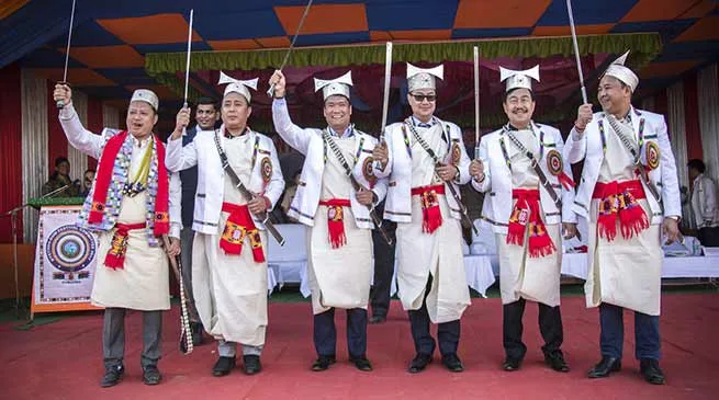 Pema Khandu attends Neythrii Dow festival of Hrusso community