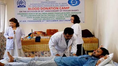 All India Radio Itanagar and DDK Itanagar have jointly organised a Blood Donation Camp at the office premises of AIR Itanagar on 17th November 2017