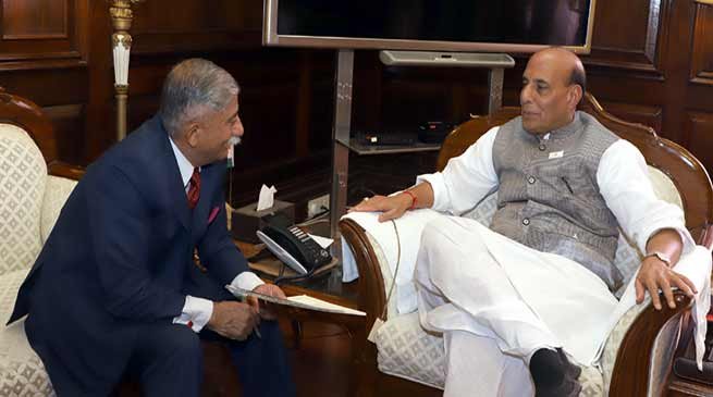 Governor Discusses Recruitment of Arunachal youth in Assam Rifle with Rajnath