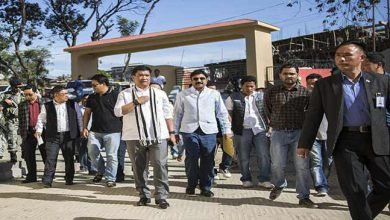 CM Khandu inspects Construction works of Convention Hall