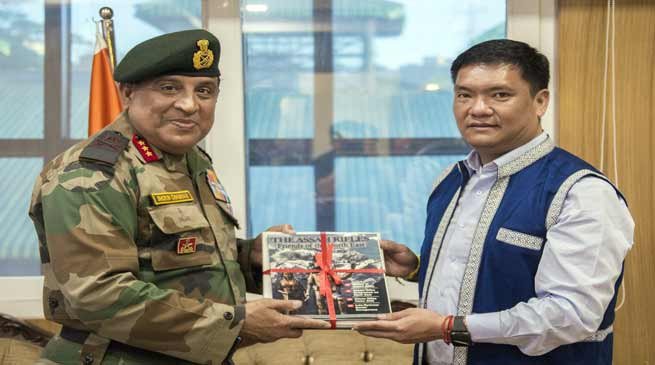 DG Assam Rifle meets with CM Pema Khandu, Discuss various issues