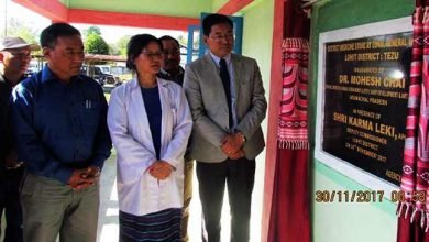 Tezu- Dr Mohesh Chai inaugurates Medicine Store Building at Tezu General Hospital