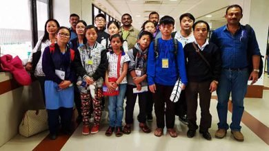 Arunachal Team reaches Ahmedabad to attend 25th National children science congress