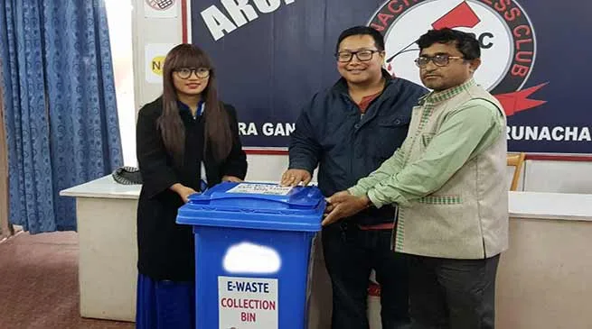 Itanagar; e-waste collection facility in Arunachal Press Club