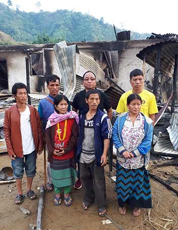 Itanagar- Fire brake out in 2 locations, property worth crore gutted, several family rendered homeless 