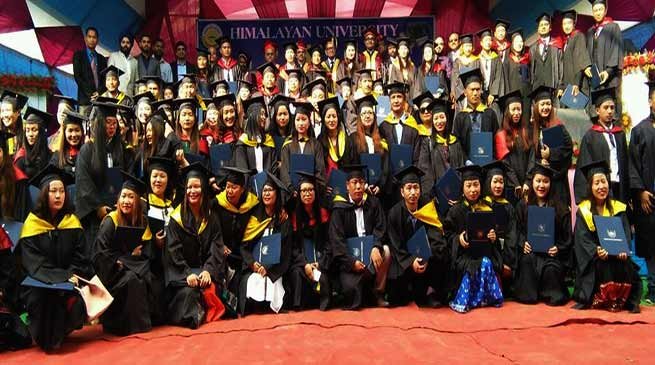 Himalayan University awarded 410 students at it's first convocation
