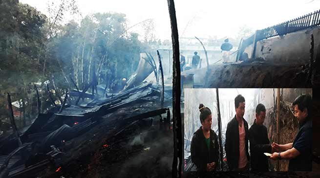 Two houses destroyed by fire in Itanagar