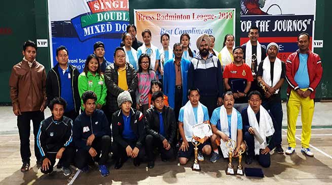 Itanagar: 2nd Press Badminton league-2018 concludes