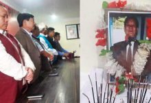 Arunachal: BJP Pays flora tribute to Professor Pura Tado