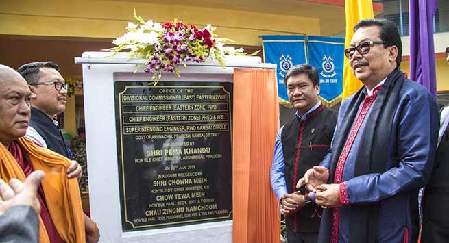 Arunachal: Khandu dedicates Divisional Commissioner (East) to the people of the eastern Arunachal