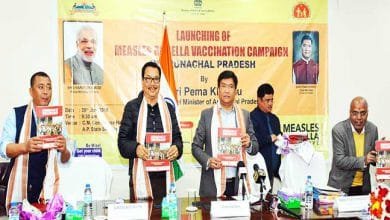Arunachal: Khandu launches Measles-Rubella (MR) vaccination campaign