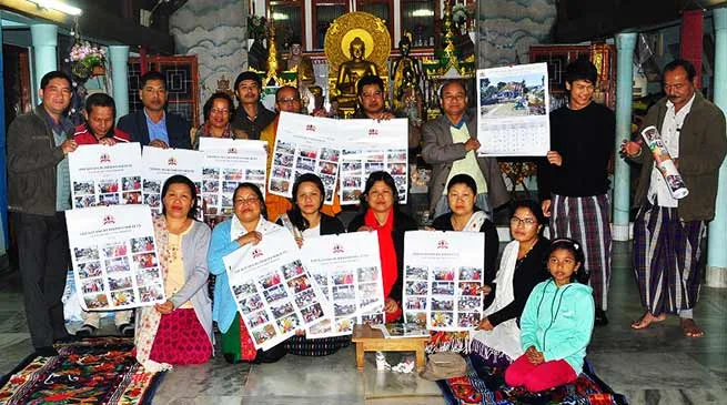 Itanagar: Tai Khampti - English calendar released