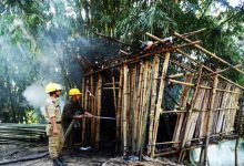 Itanagar:  people appreciates fire fighter's prompt action