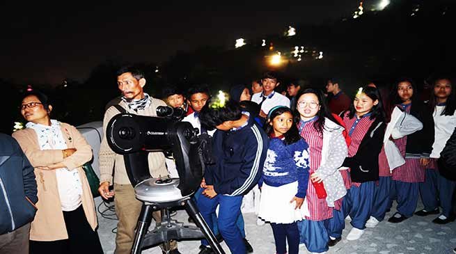 Lunar Eclipse 2018 observed at Arunachal Pradesh Science Centre