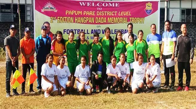 Arunachal:  Papum Pare Hangpan Dada Memorial Trophy concludes