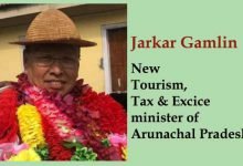 Arunachal:- Jarkar Gamlin gets Tourism, Tax and Excise portfolio