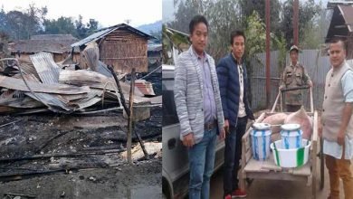 Arunachal: SUMAA-USU team visits Fire mishap victims at Daporijo