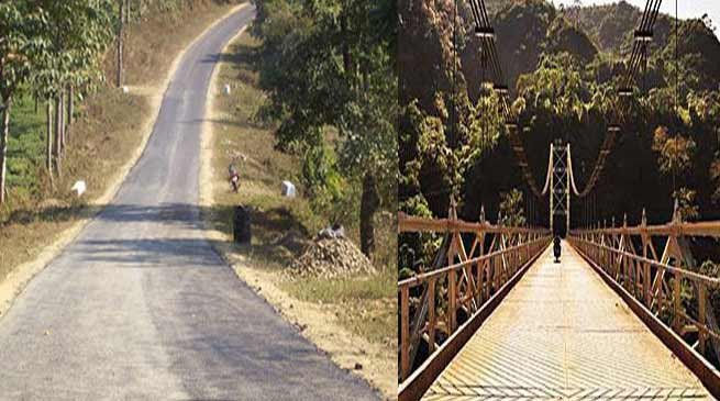 Centre sanctioned 706 Cr for road and Bridges of Arunachal