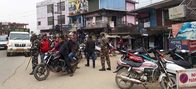 Arunachal:  Police Violates No Parking rule in Itanagar 
