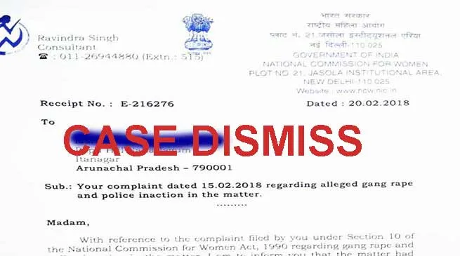 NWC dismisses Woman's appeal to review case against Arunachal CM