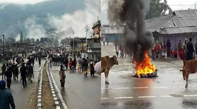 Arunachal: Public rally and Protest against a Minor Rape case in Yinkiong