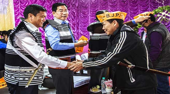 Arunachal : 96 member from Anini Constituency joins BJP