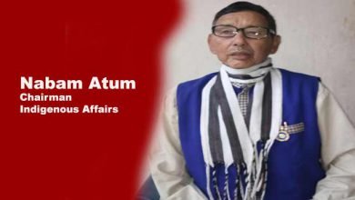 Arunachal: Nabam Atum appointed as Chairman of Indigenous Affairs