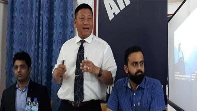 Arunachal: Robin Hibu presents PP on assistance to the NE people
