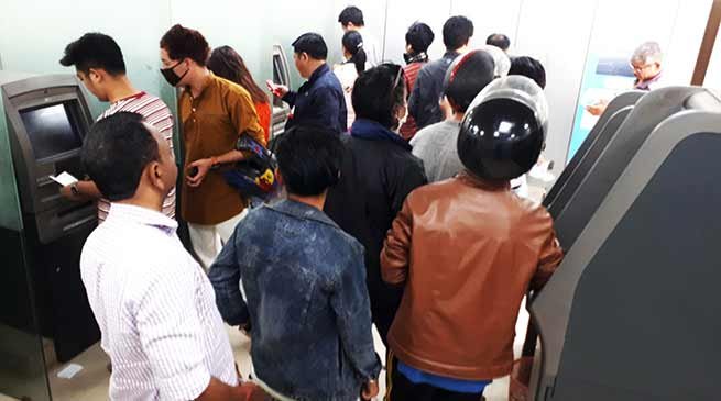 Arunachal : Banks and ATMs running 70% short of cash in Itanagar