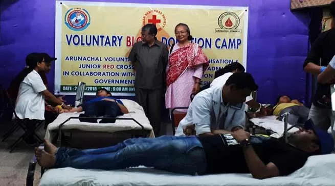 Arunachal: AVBDO organises Blood Donation Camp
