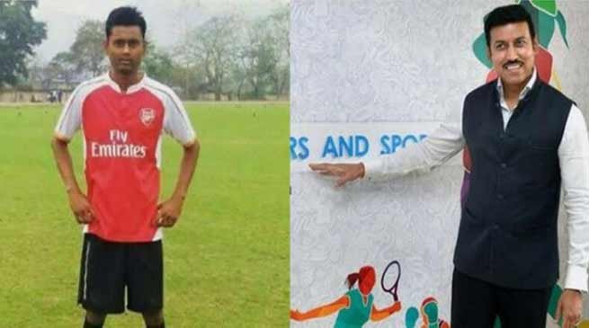 Assam : Sports ministry help for ailing Guwahati footballer Sumit Rabha