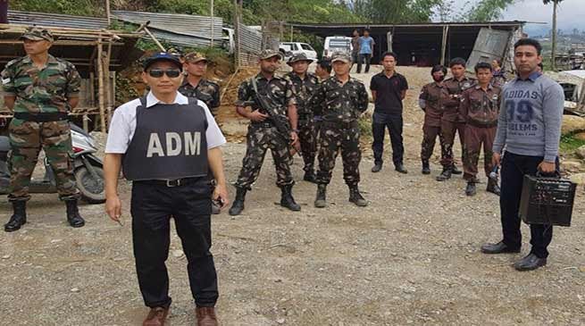 Arunachal:  Talo Potom carried out eviction drive in Itanagar