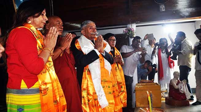Arunachal:  Governor graces Buddha Purnima celebration
