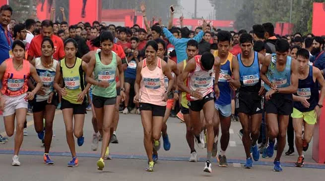  Assam : International Run in support of a ‘Clean India’